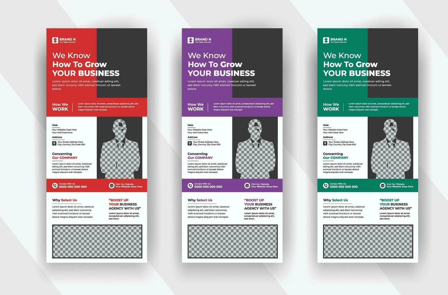 Modern and professional business and corporate roll up standee pull up banner template vector
