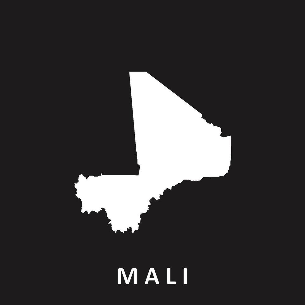 Mali map vector illustration