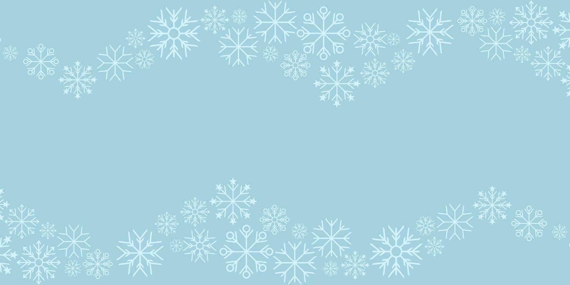 blue Christmas background with snow icon decoration. design free copy space area. vector for banner, poster, greeting card, social media.