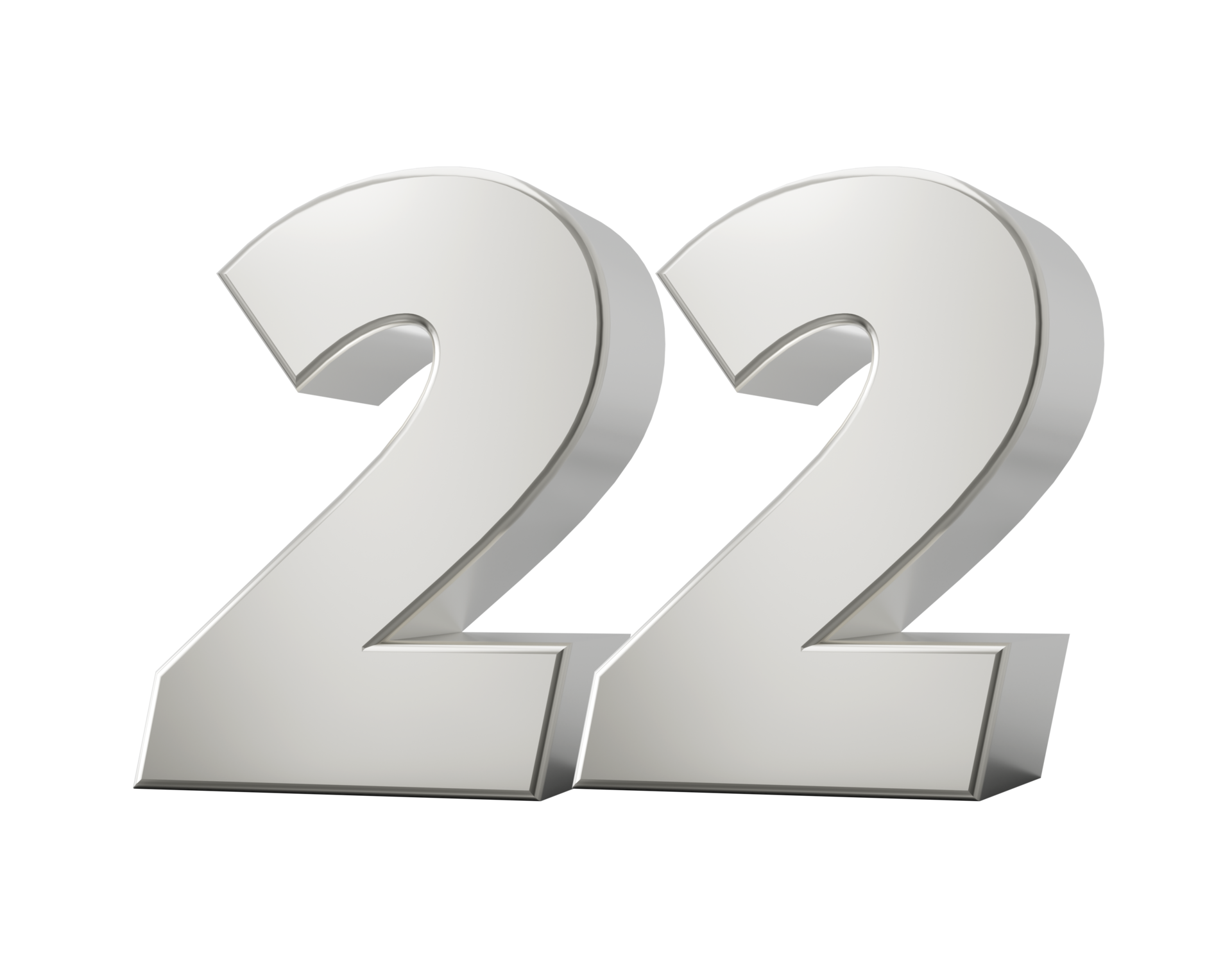 silver-3d-numbers-22-twenty-two-3d-illustration-35143833-png