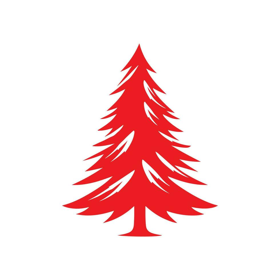Christmas Tree Icon Vector