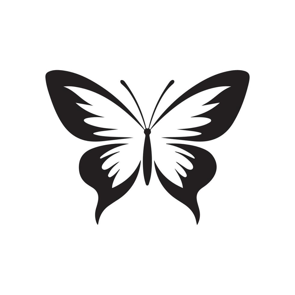 mariposa vector imágenes, mariposa silueta vector