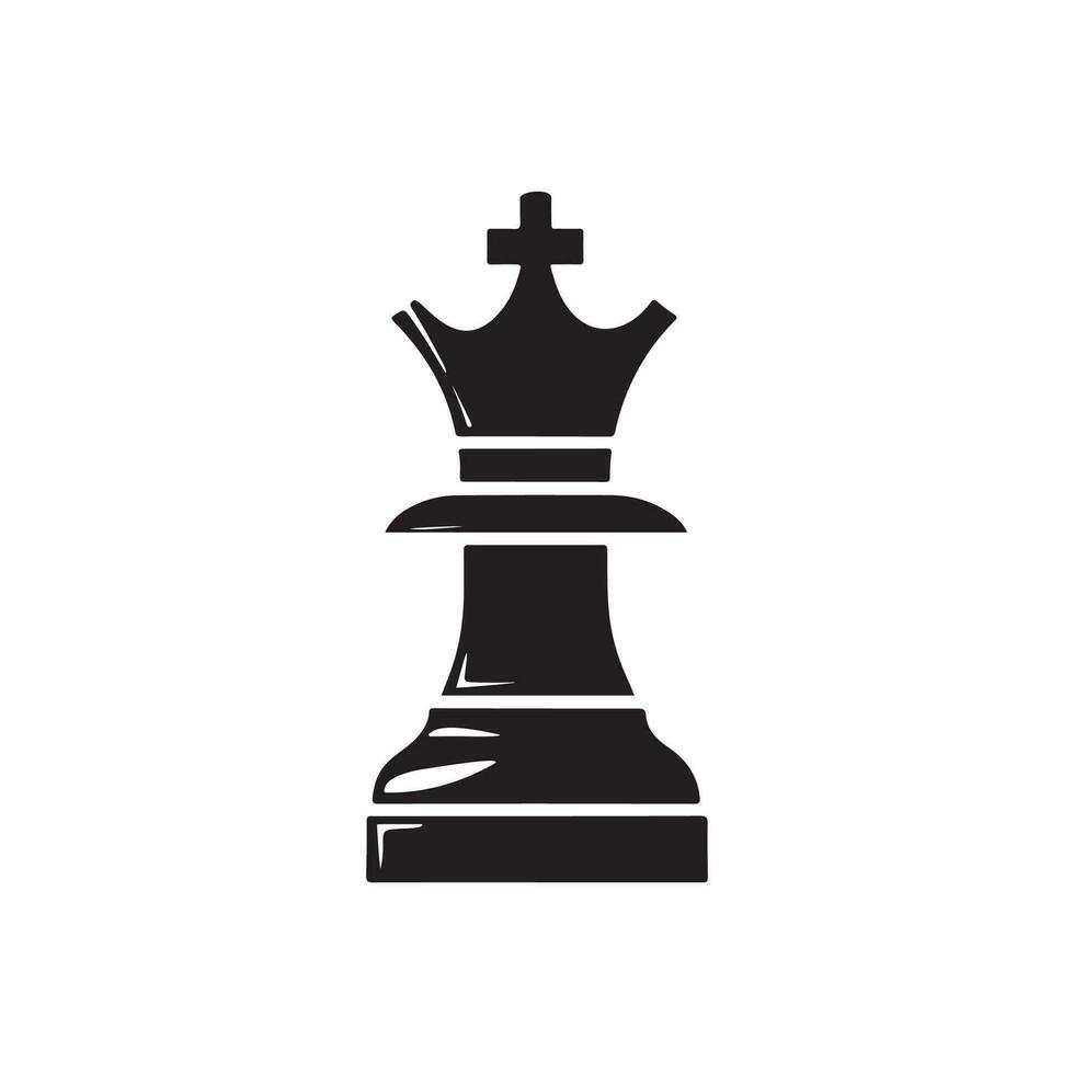 Chess king vector image