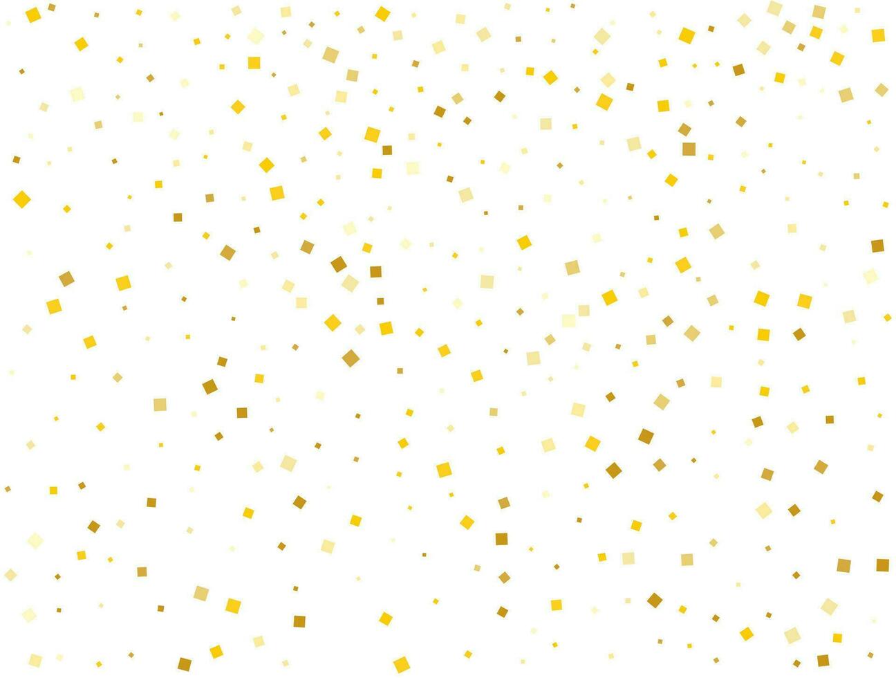 género neutral oro cuadrado papel picado. vector ilustración