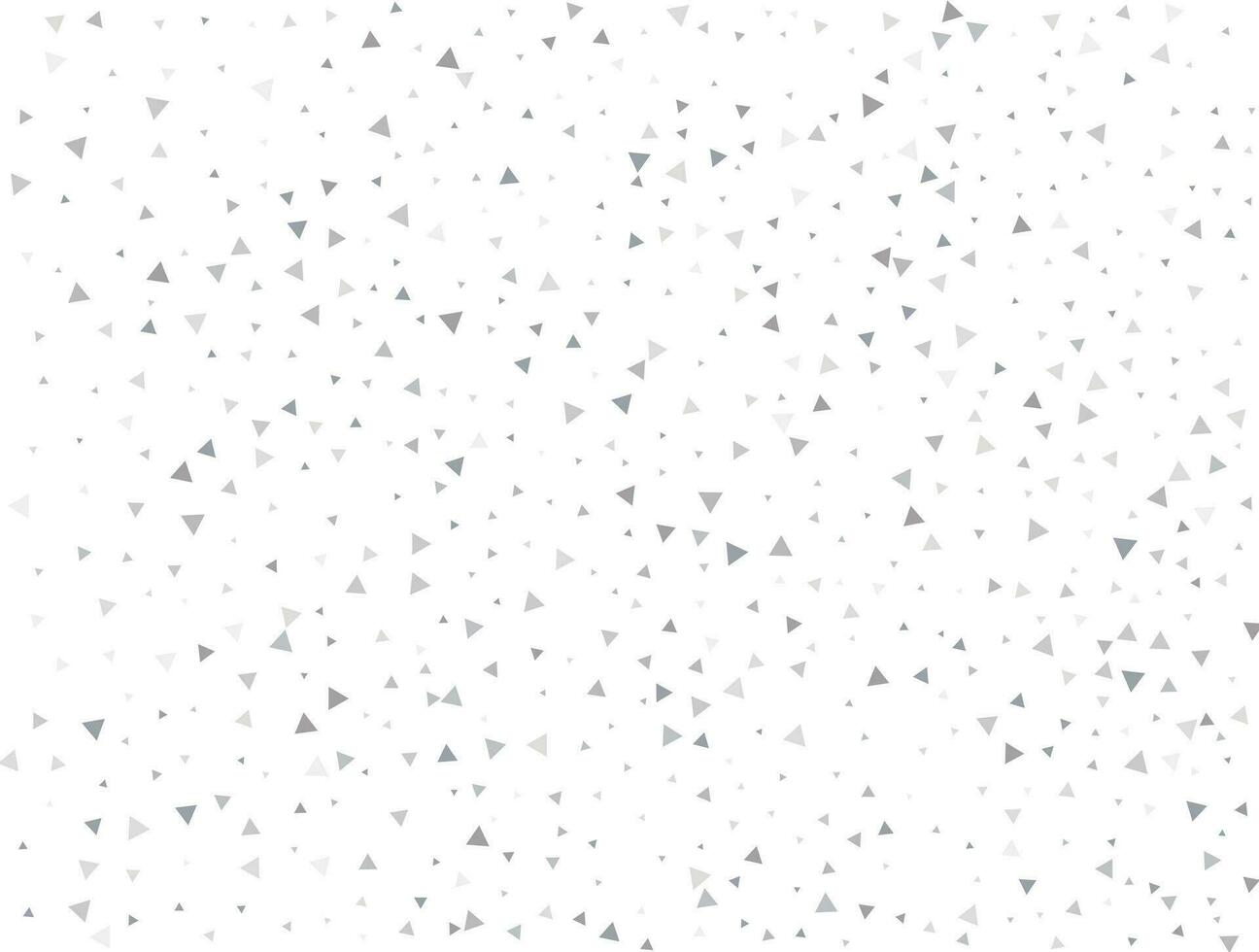 Wedding Light silver Triangular glitter confetti background. White festive texture vector