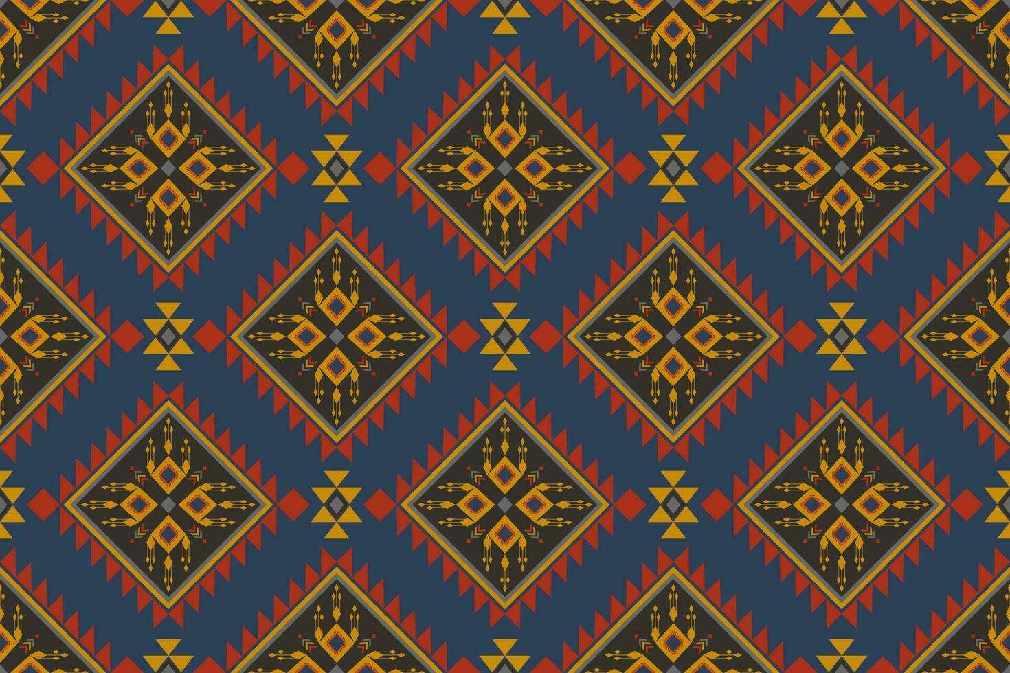 Geometric seamless ethnic pattern. Geometric ethnic pattern can be used in fabric design for clothes, decorative paper, wrapping, textile, embroidery, illustration, vector, carpet vector