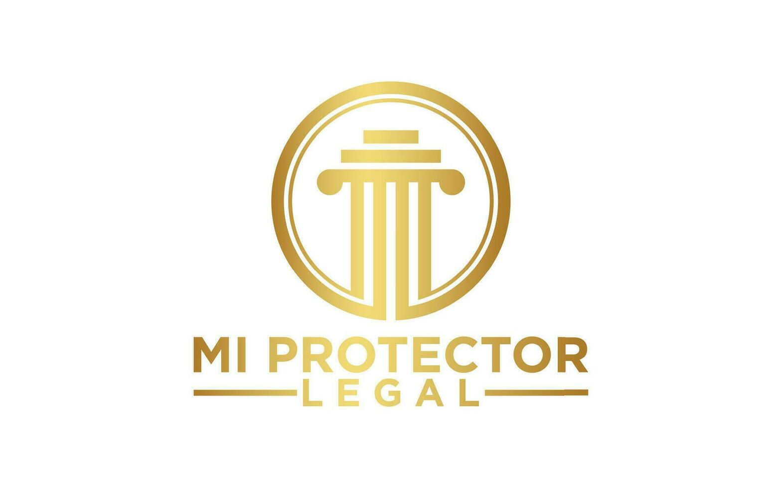 Modern law firm logo design. gold, firm, law, icon justice design template vector