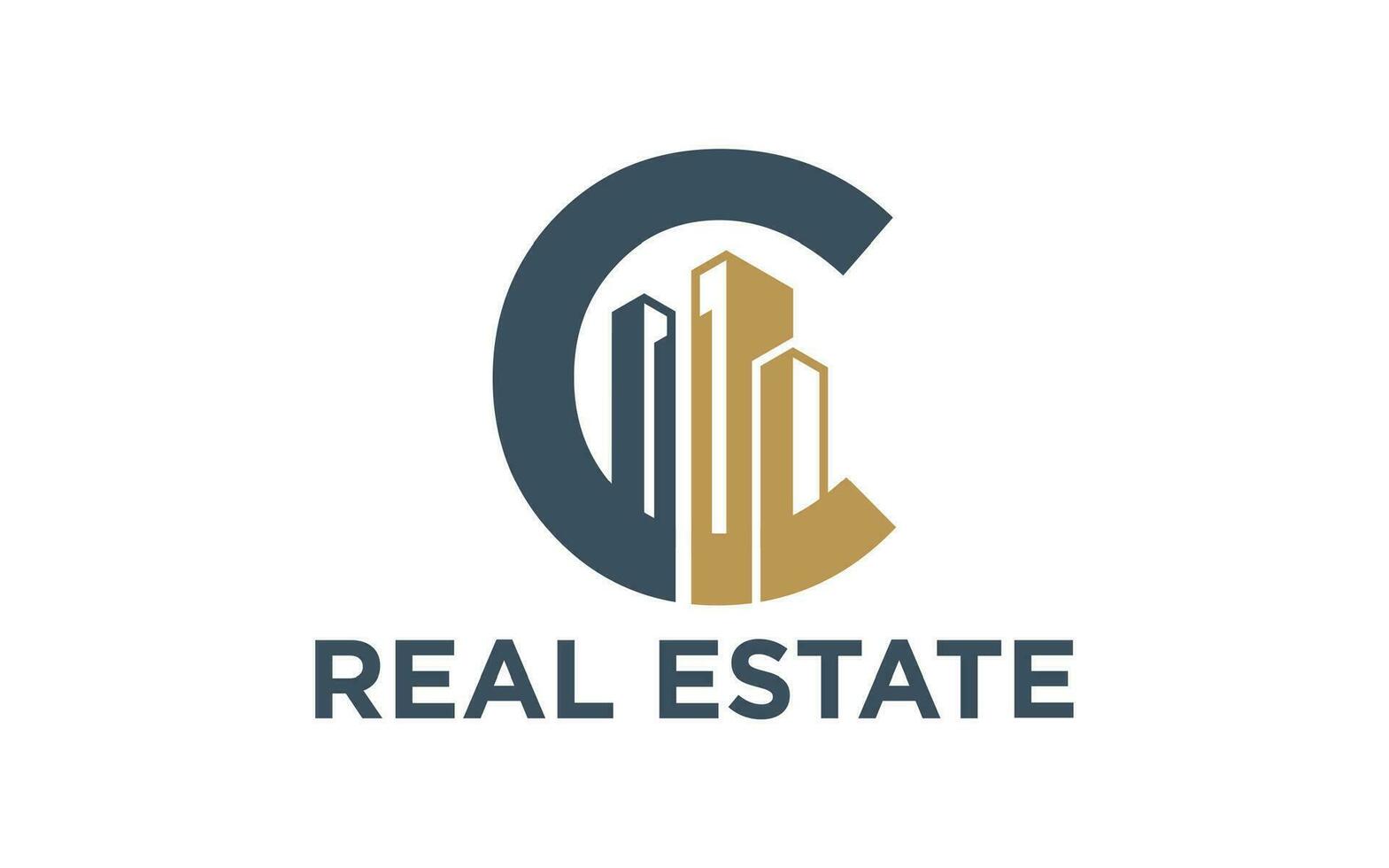 Real Estate, Building and Construction Logo Design vector