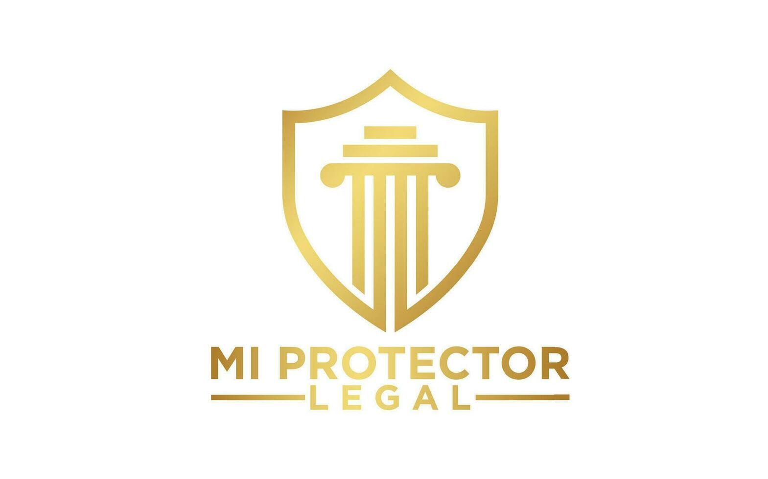 Modern law firm logo design. gold, firm, law, icon justice design template vector