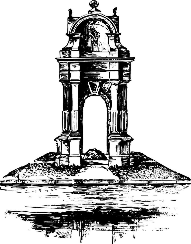 Plymouth Rock vintage illustration vector