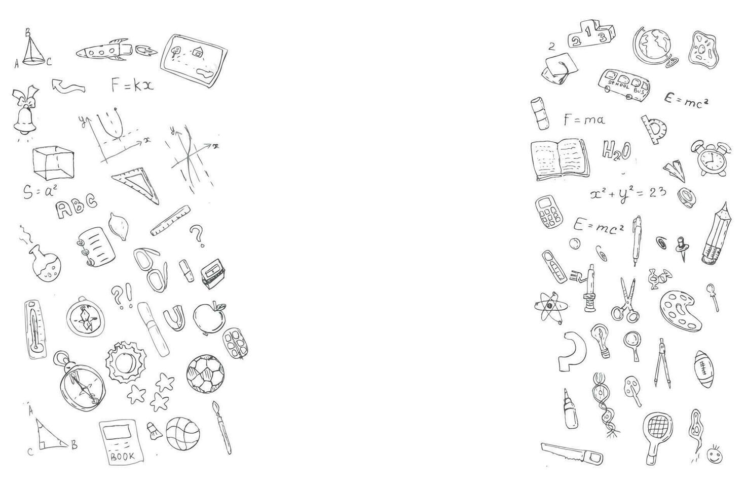 Back to School Background, Over for notebooks vector