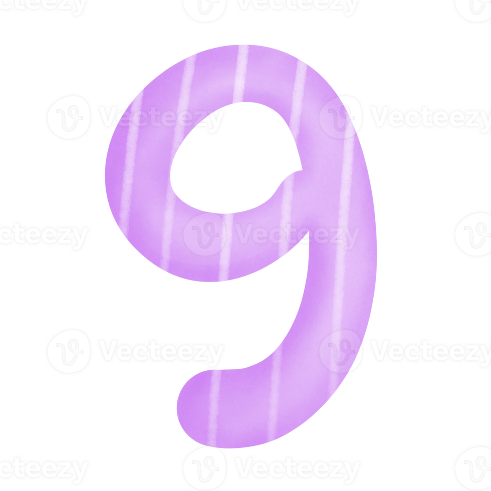 alphabet A-Z and numbers 0-9, Purple with a line pattern. Illustrations of Letters A-Z and numbers 0-9 suitable for making various art projects, A-Z and numbers 0-9 clipart, hand drawing png