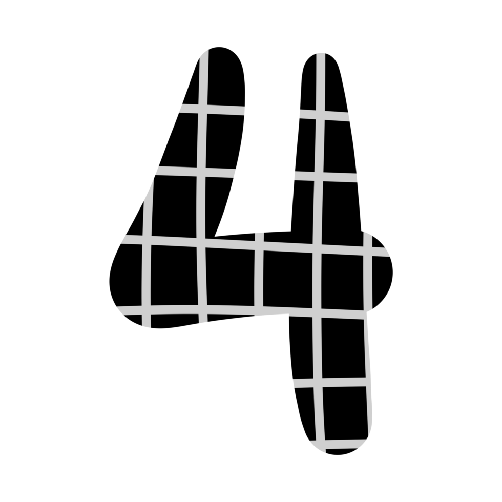 alphabet A-Z and numbers 0-9, black with a grid png