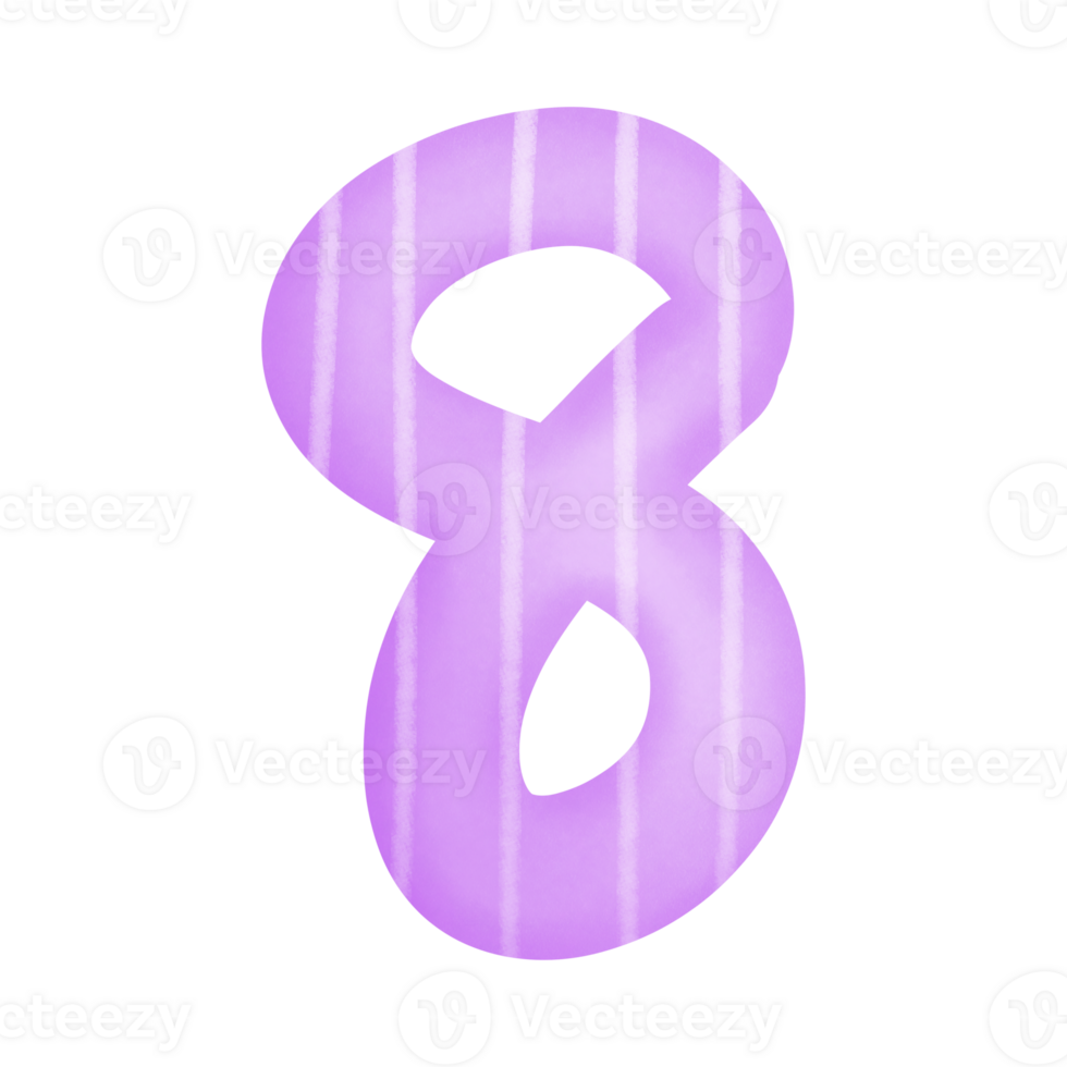 alphabet A-Z and numbers 0-9, Purple with a line pattern. Illustrations of Letters A-Z and numbers 0-9 suitable for making various art projects, A-Z and numbers 0-9 clipart, hand drawing png