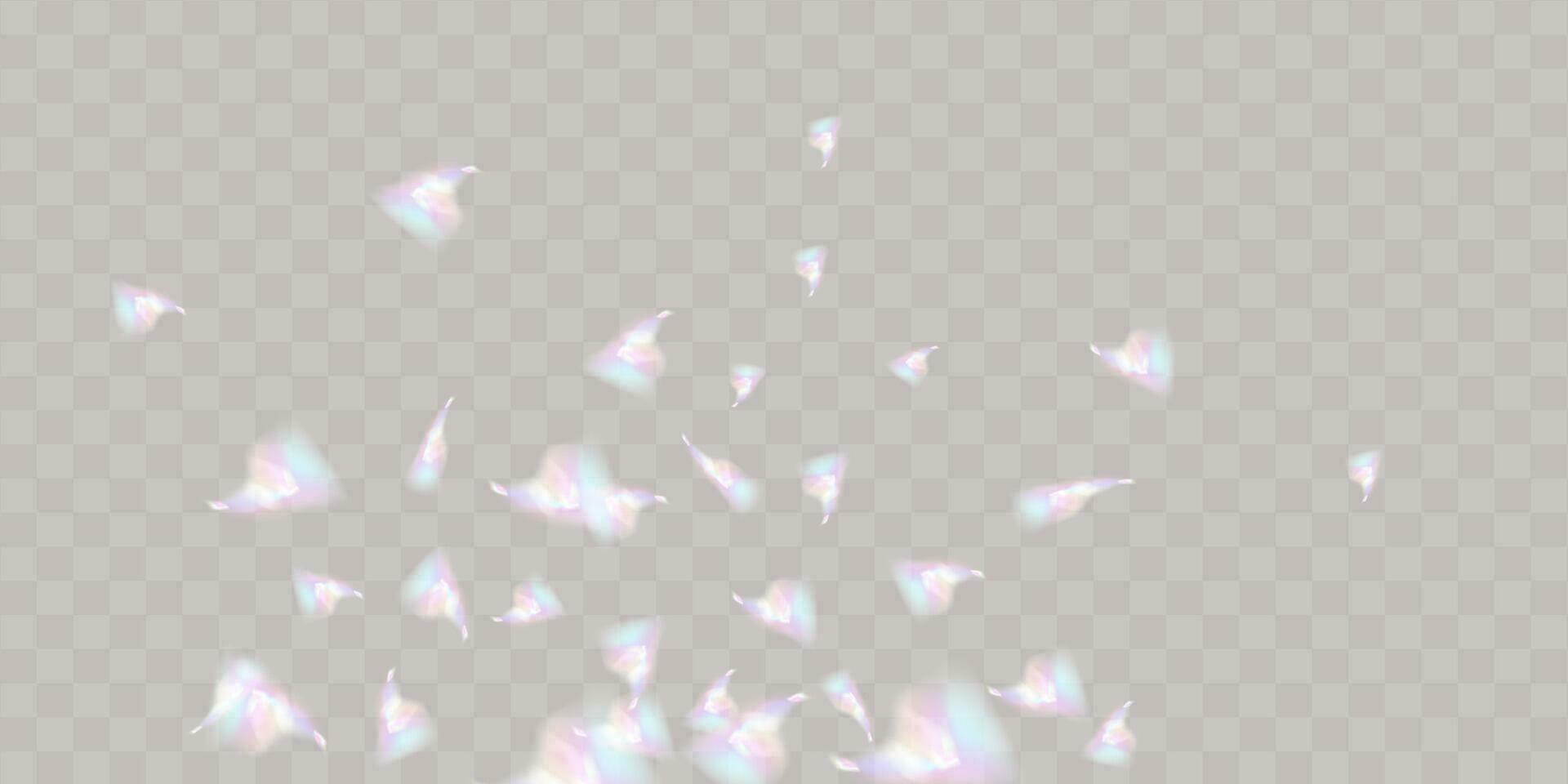 A set of colourful vector lens, crystal rainbow  light  and  flare transparent effects.