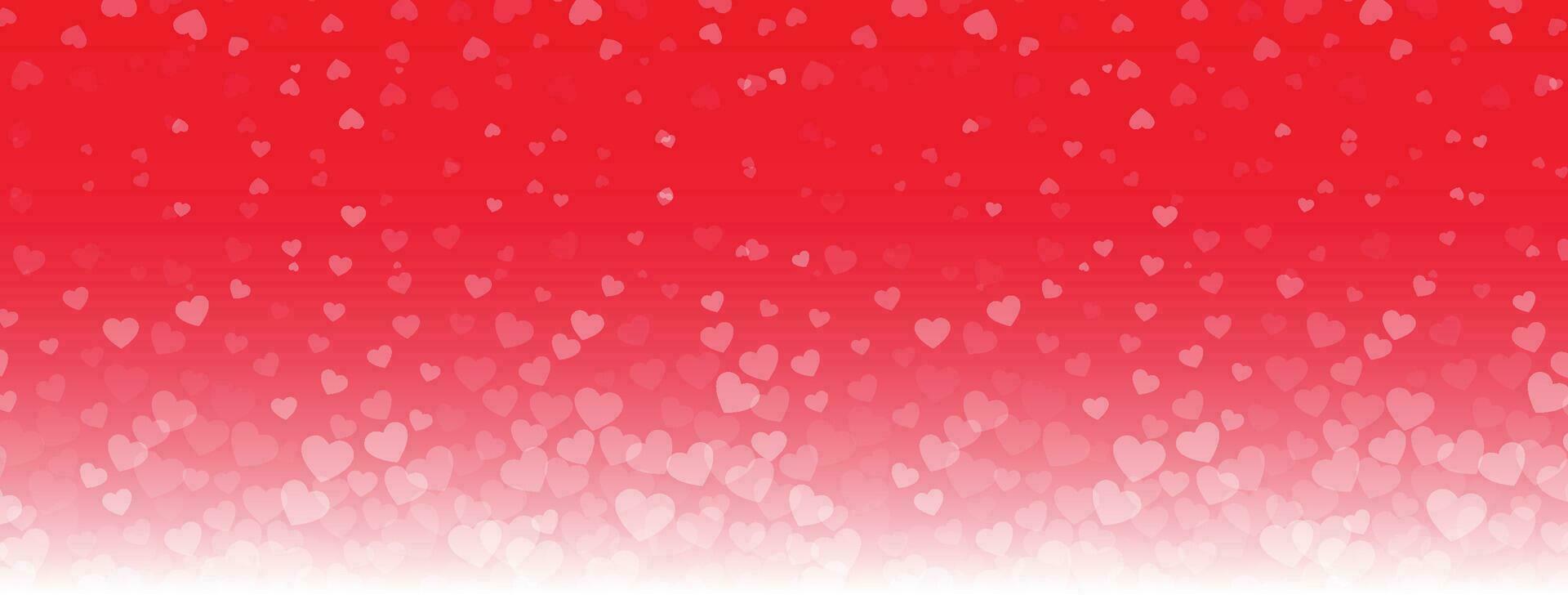 san valentin día bandera con romántico inscripción contento San Valentín día y 3d línea corazón forma. 14 febrero fiesta saludos. vector ilustración.