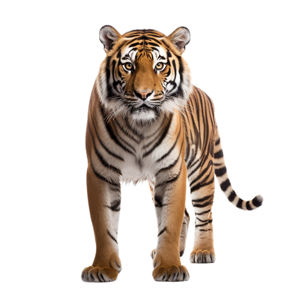 AI generated Bengal tiger on transparent background PNG image