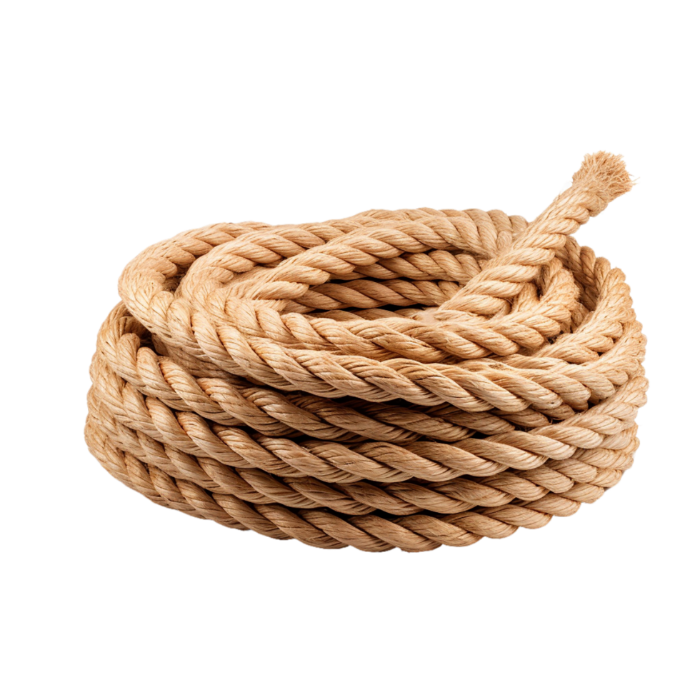 AI generated coil of rope on transparent background PNG image 35148048 PNG