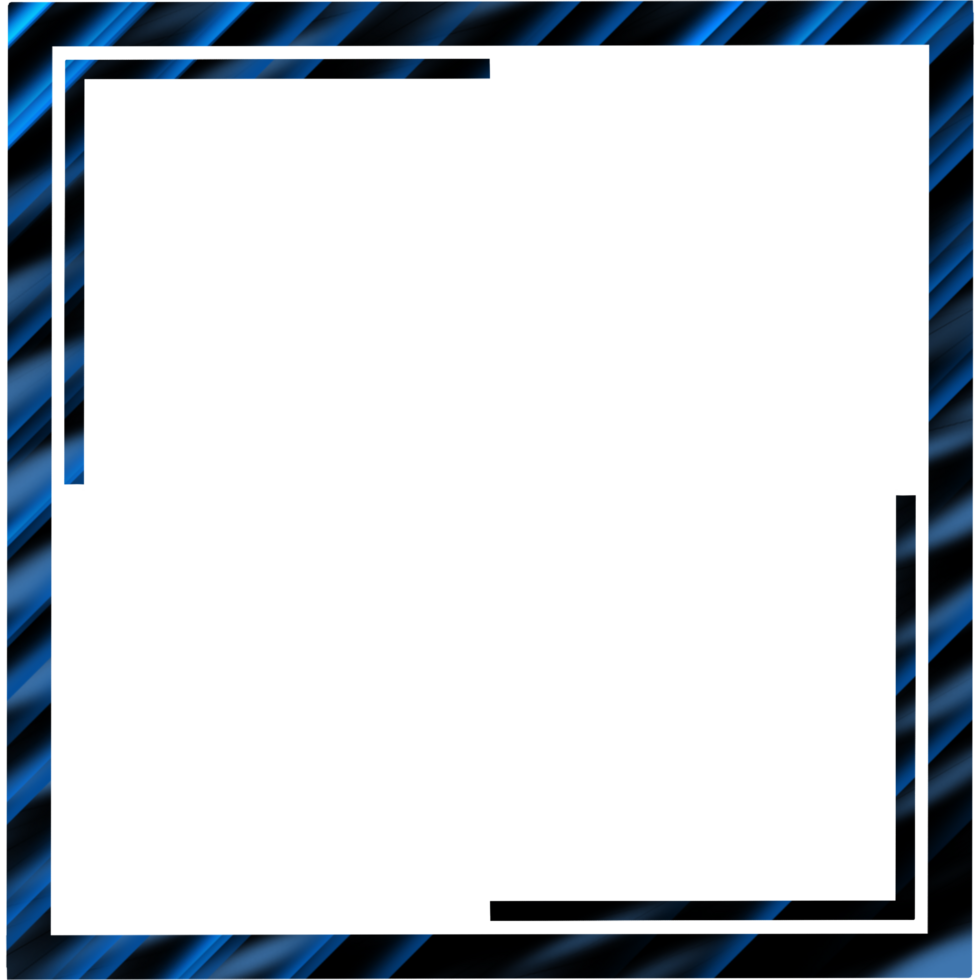 modern trendy abstract geometric social media frame border multicolor. png
