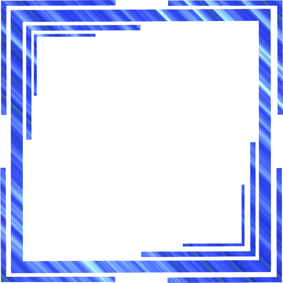 modern trendy abstract geometric social media frame border multicolor. png
