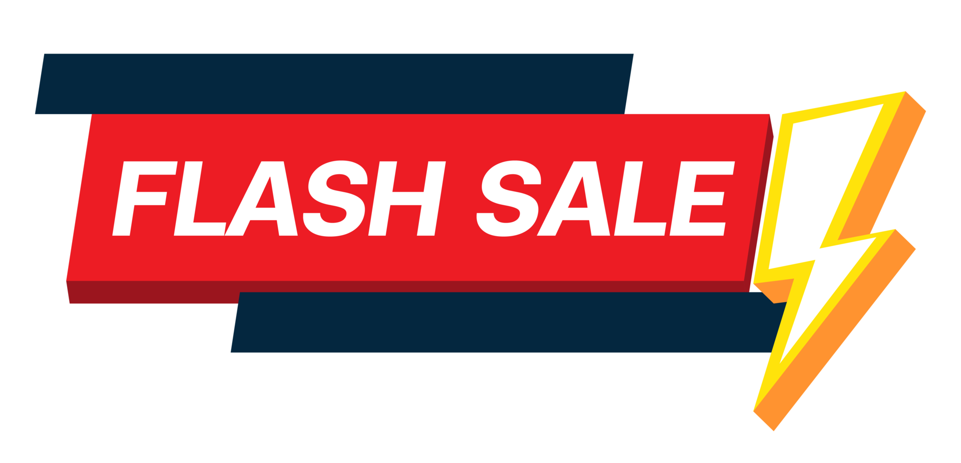 Flash sale promotion banner template design png