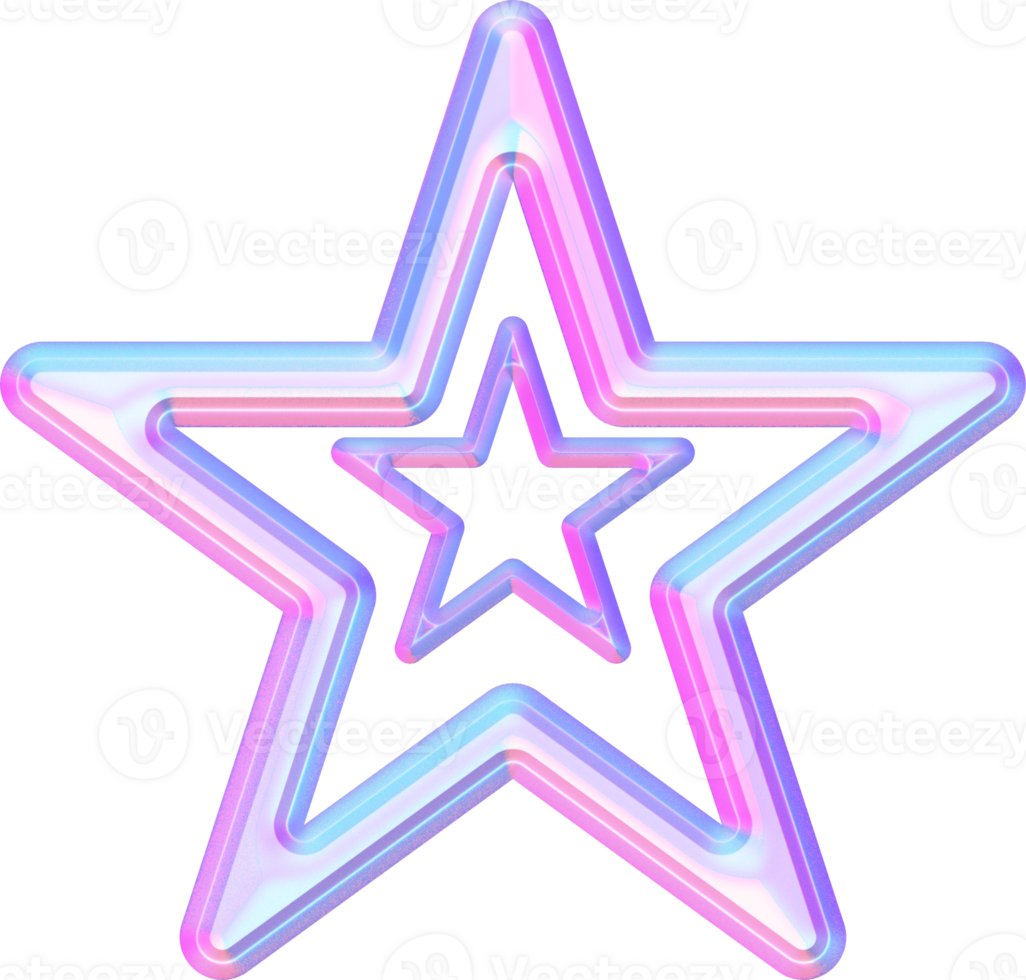 Y2k 3D element png