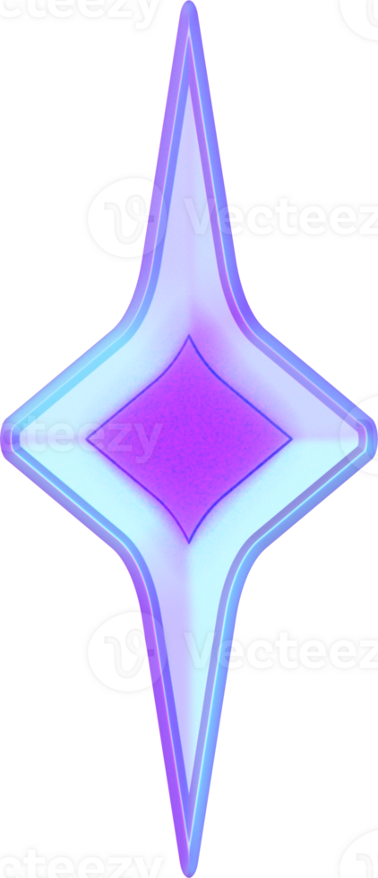 Y2k 3D element png