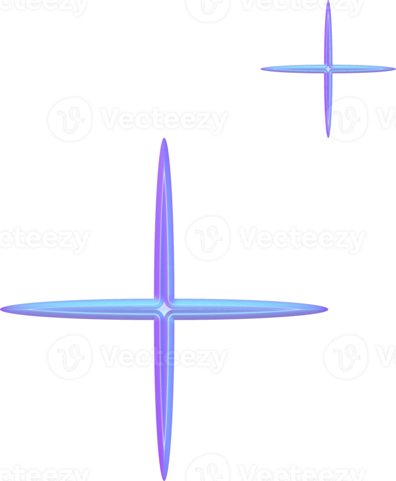 Y2k 3D element png