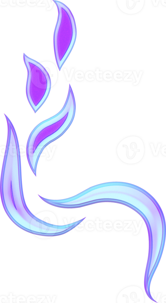Y2k 3D element png