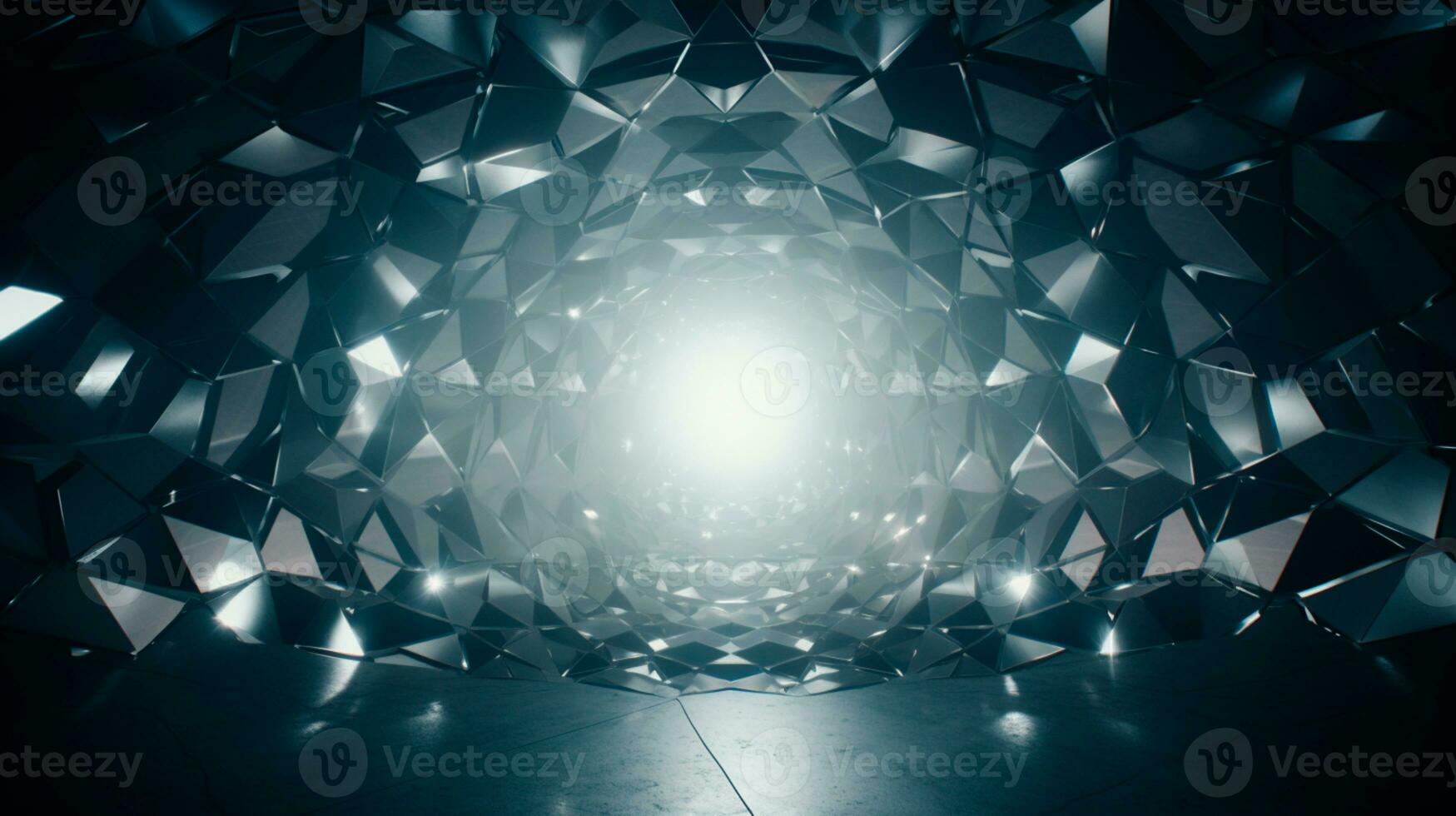 AI generated Steel and iron geometric structure for composition AI generated photo