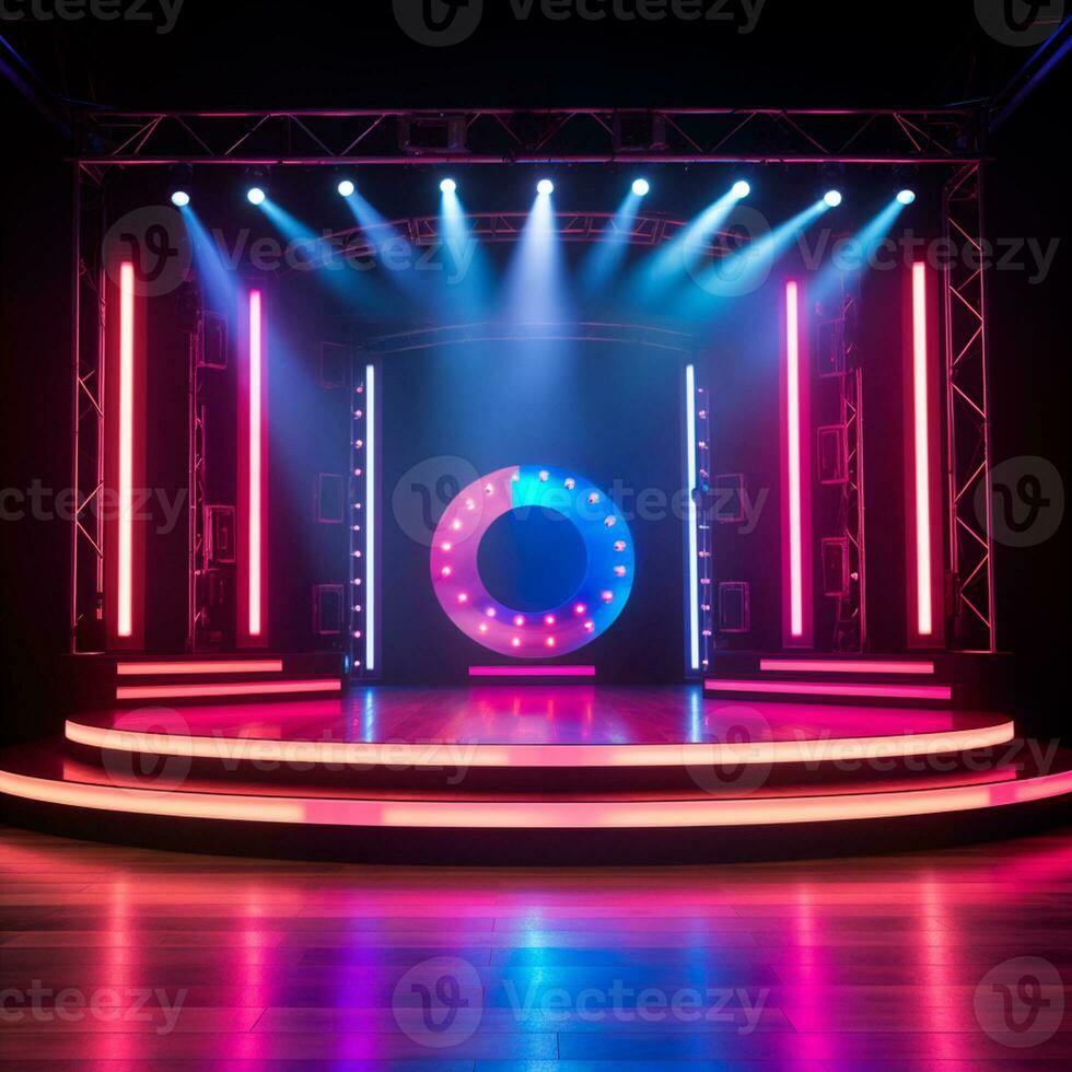 AI generated colorful background image for childrens composition AI generated photo