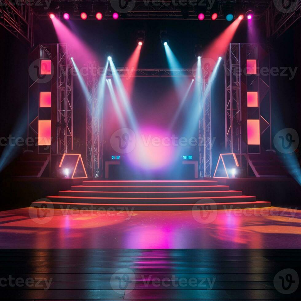 AI generated colorful background image for childrens composition AI generated photo