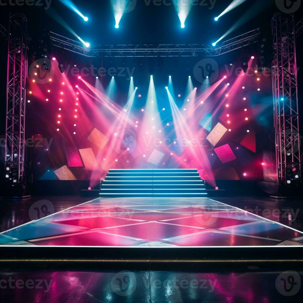 AI generated colorful background image for childrens composition AI generated photo