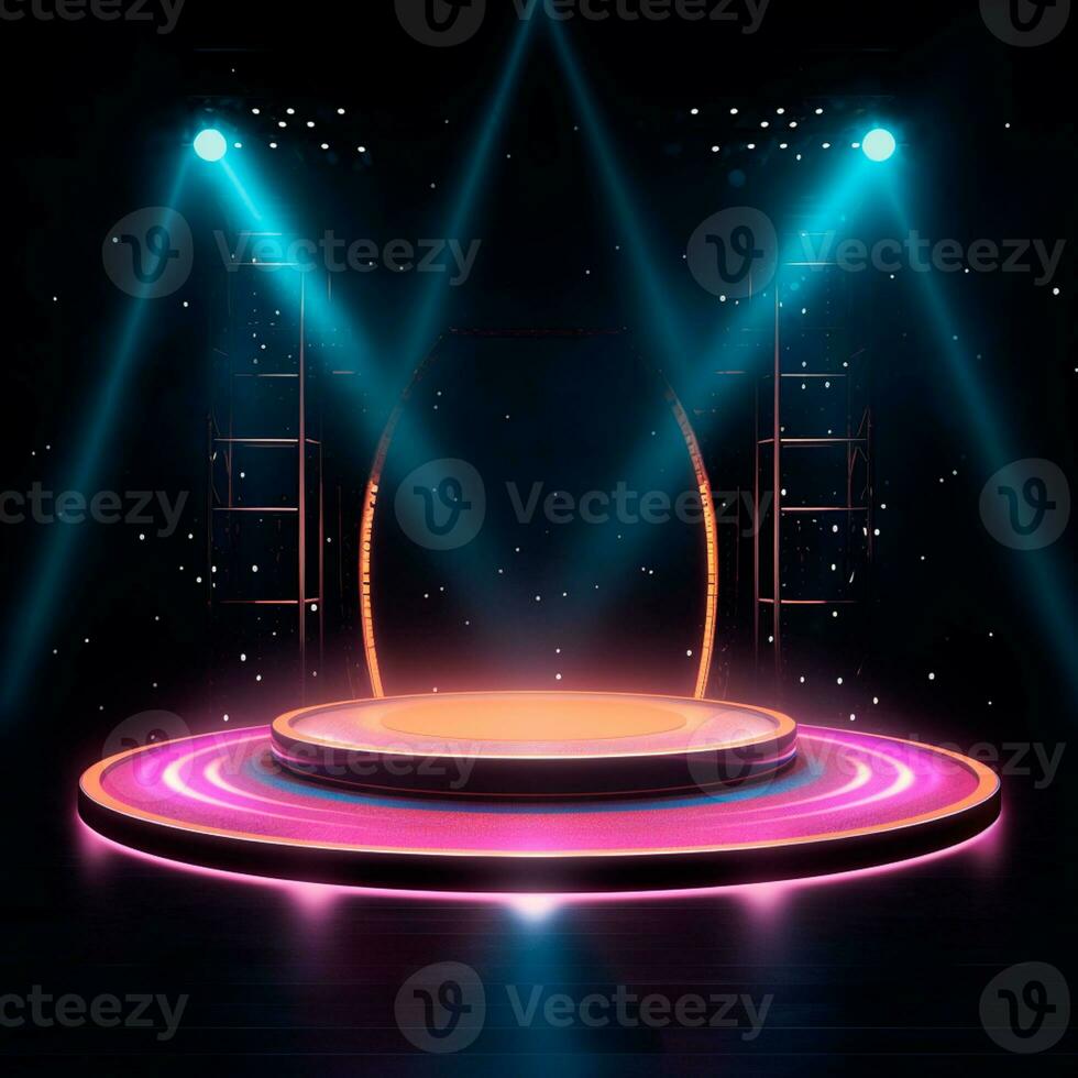 AI generated colorful background image for childrens composition AI generated photo