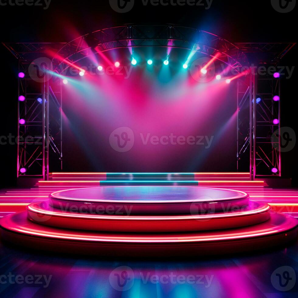 AI generated colorful background image for childrens composition AI generated photo
