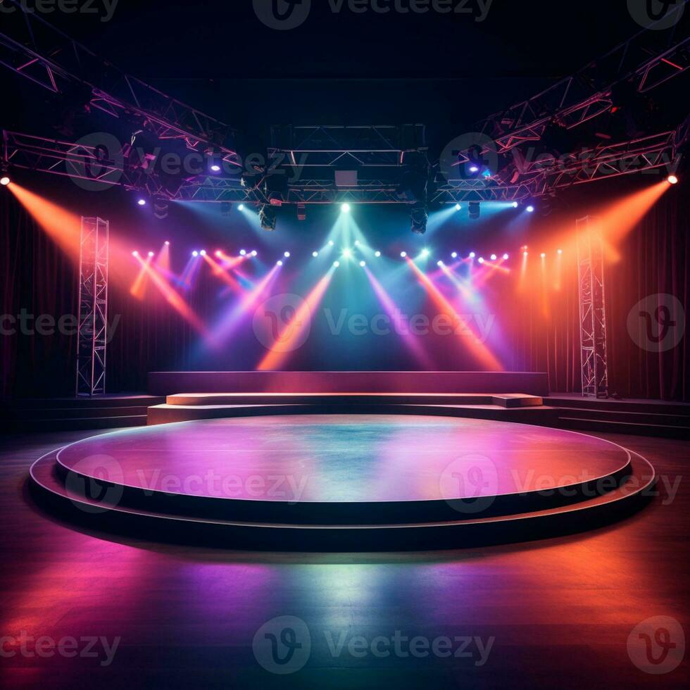 AI generated colorful background image for childrens composition AI generated photo