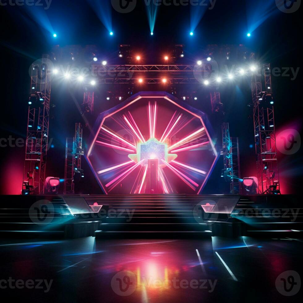 AI generated colorful background image for childrens composition AI generated photo