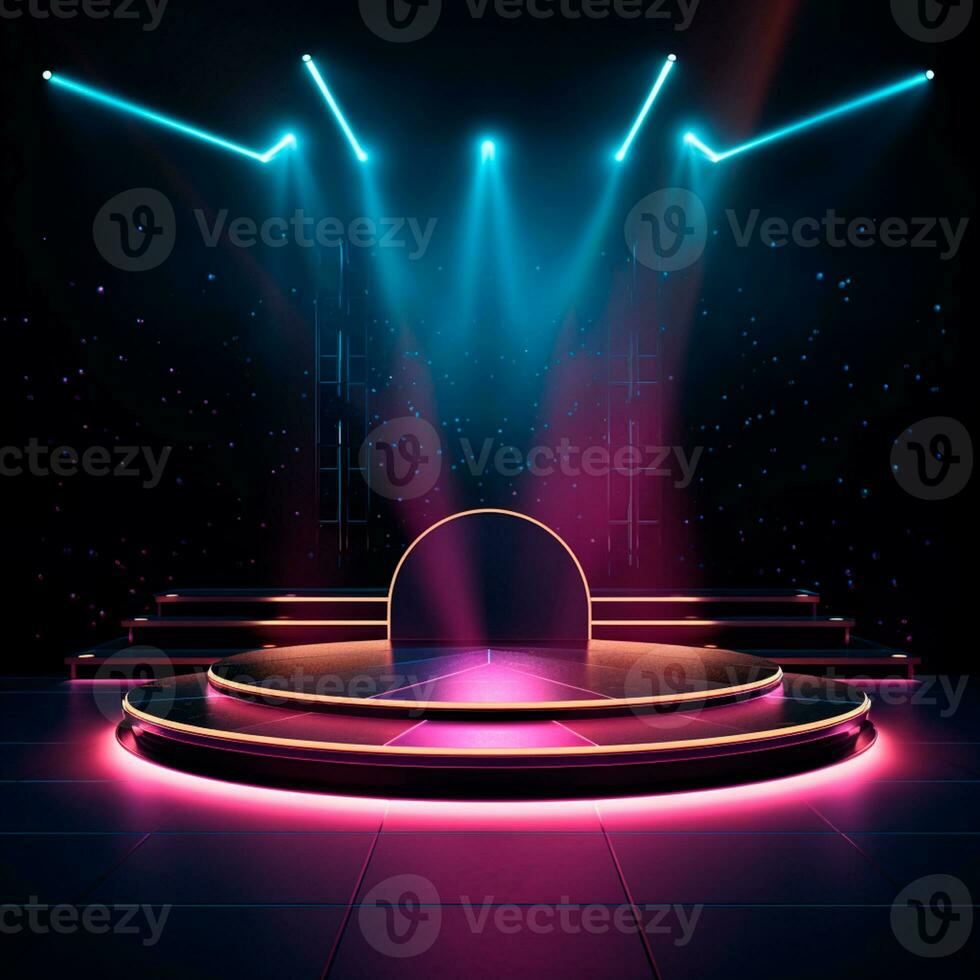 AI generated colorful background image for childrens composition AI generated photo