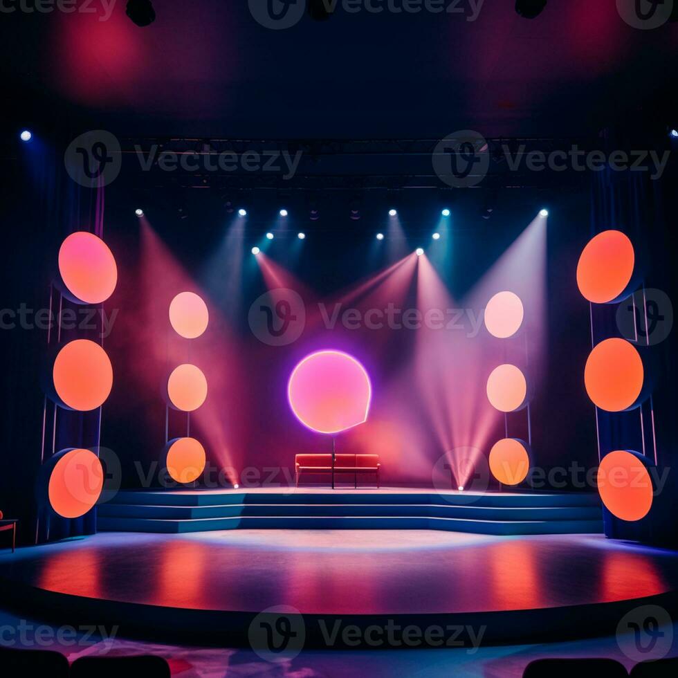 AI generated colorful background image for childrens composition AI generated photo