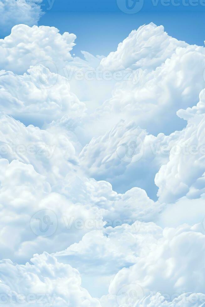 an image of clouds in the sky generative ai photo