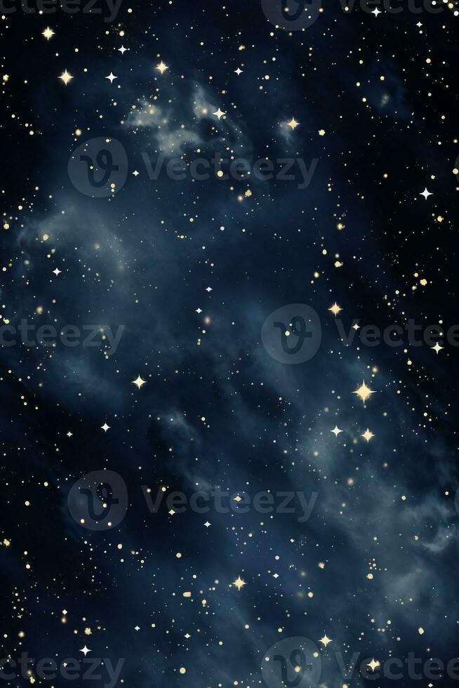 an image of the night sky with stars generative ai photo