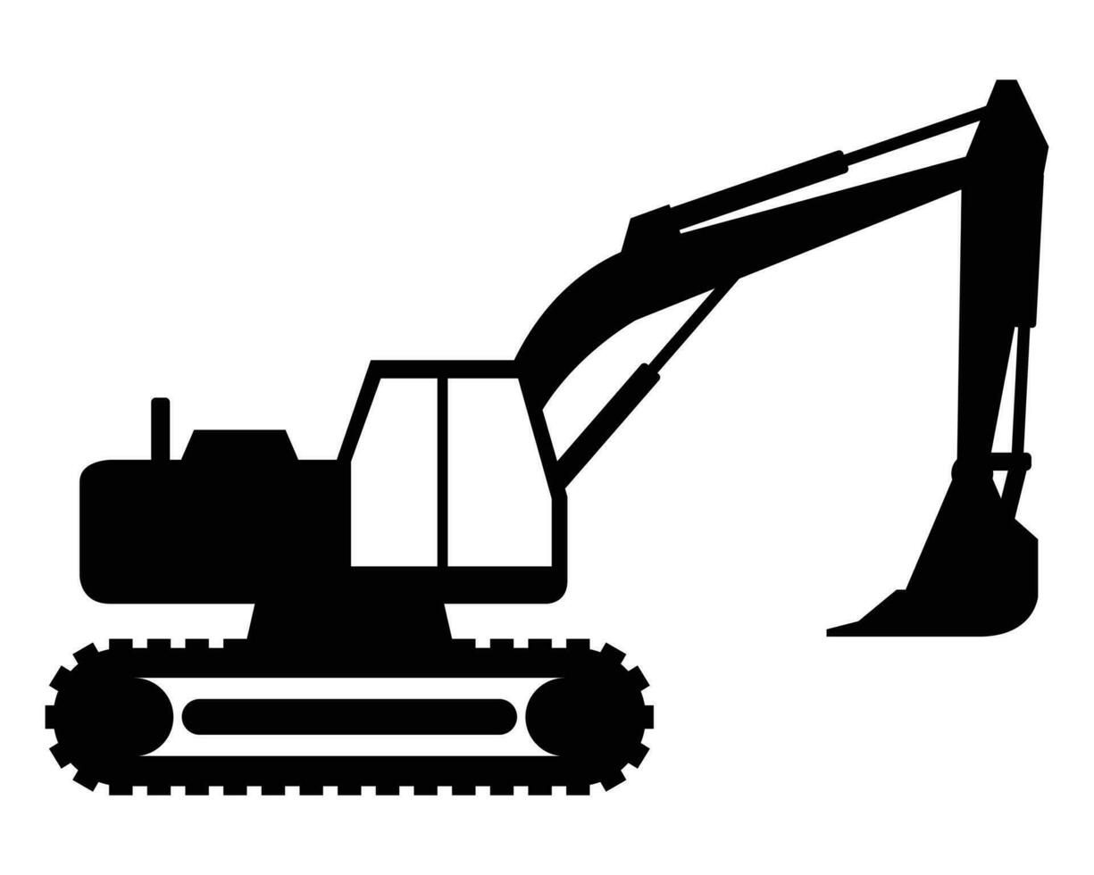 construction truck and construction tools vector icon