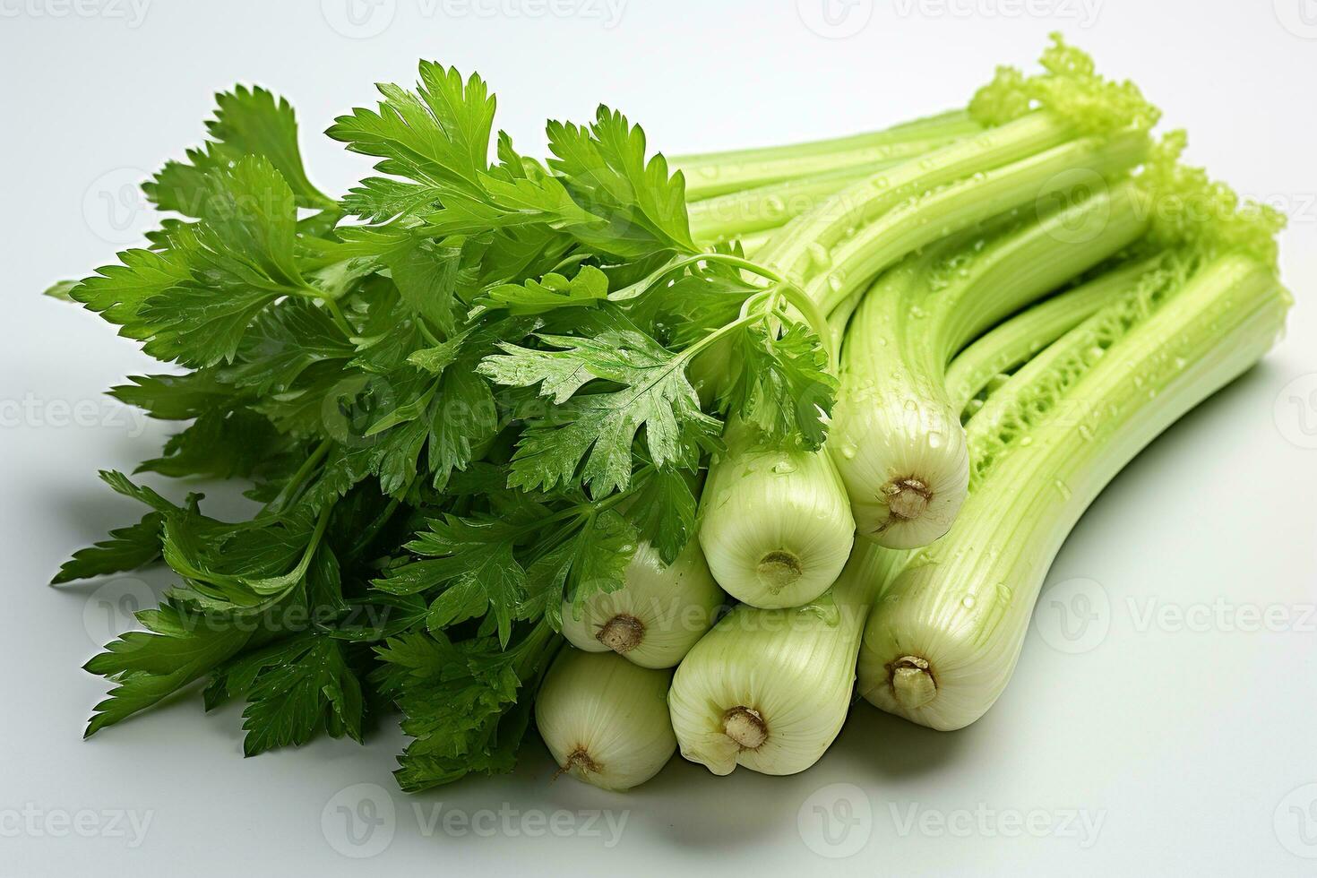 AI generated Fresh Vegetable Snapshot Realistic Celery Photo with