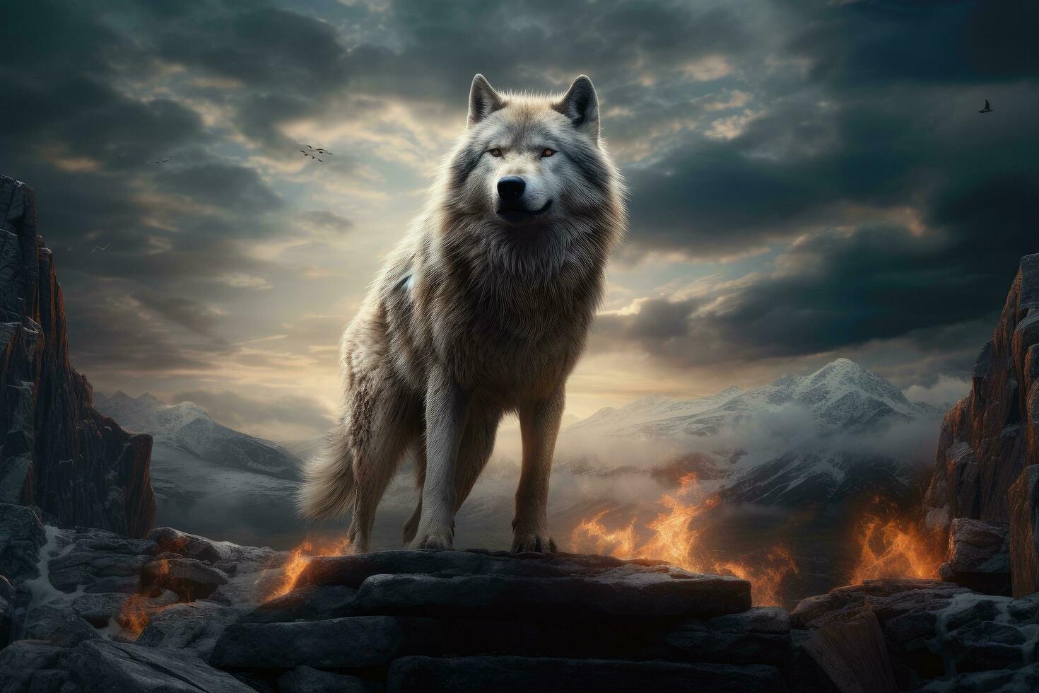 Wolf background discount