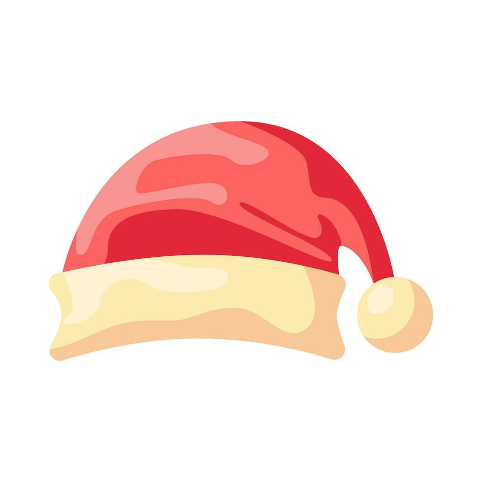 Papa Noel sombrero icono adobe x1 vector