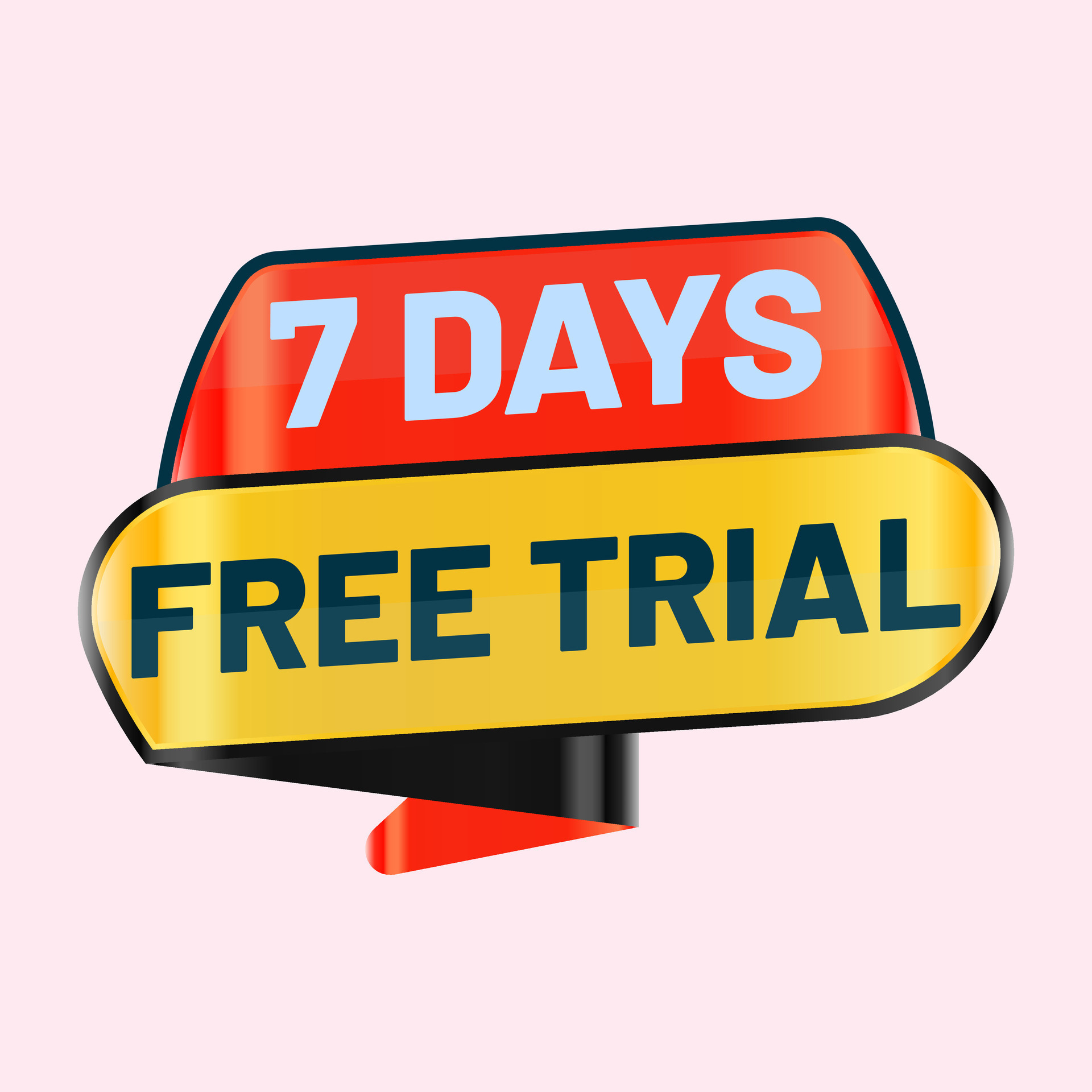 7 days free trial flat design label clipart 35150761 Vector Art at Vecteezy - How Do I Cancel My Starz 7 Day Free Trial