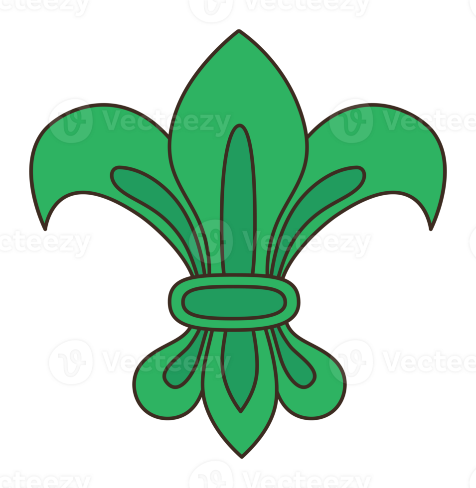 sticker  Gerald Lily In Mardi Gras png