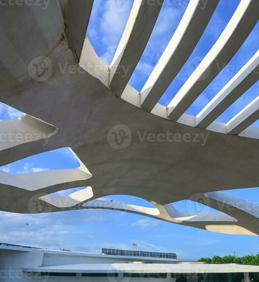 Beautiful futuristic structure photo