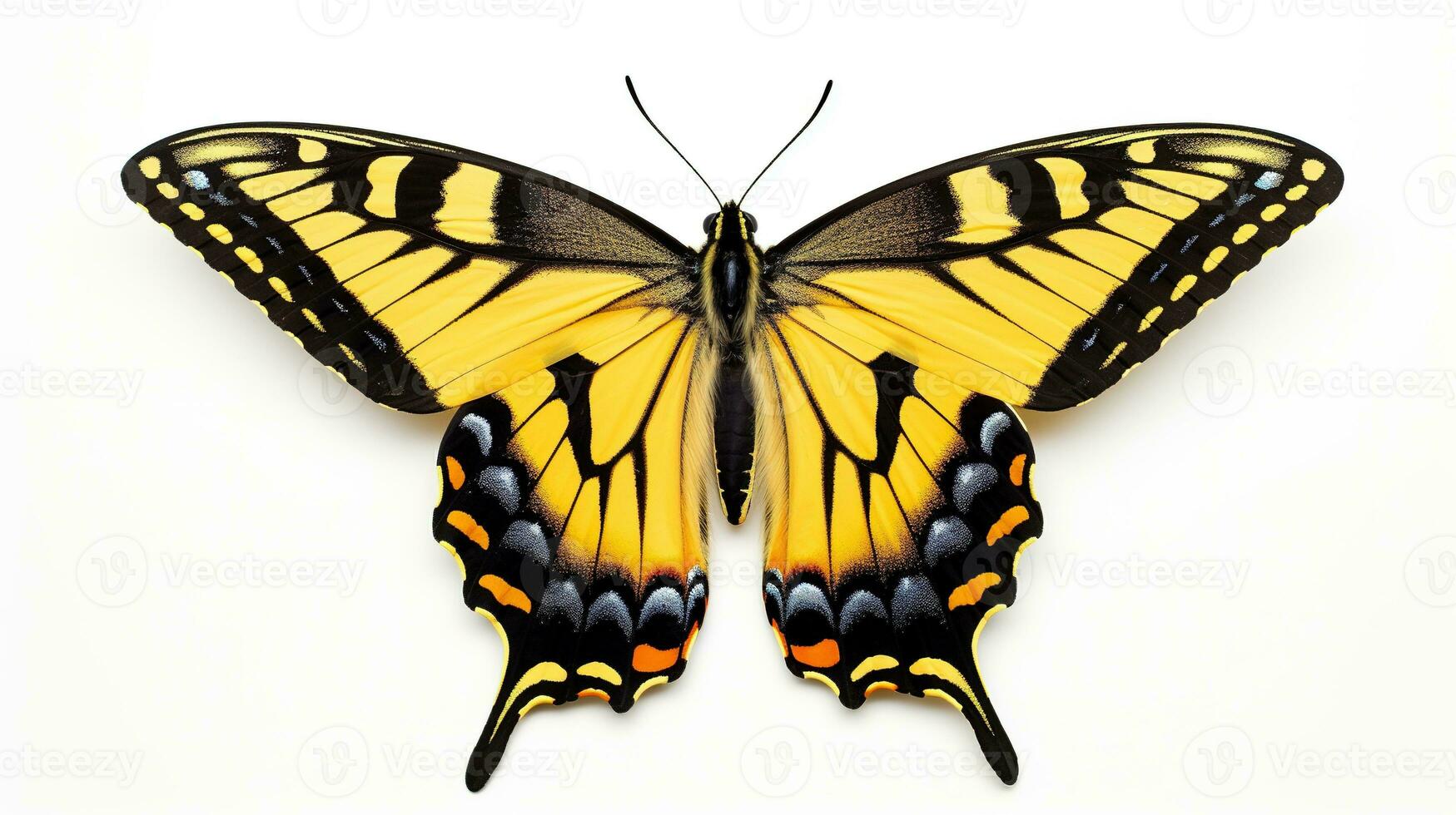 AI generated Beautiful Butterfly Isolated on the White Background photo