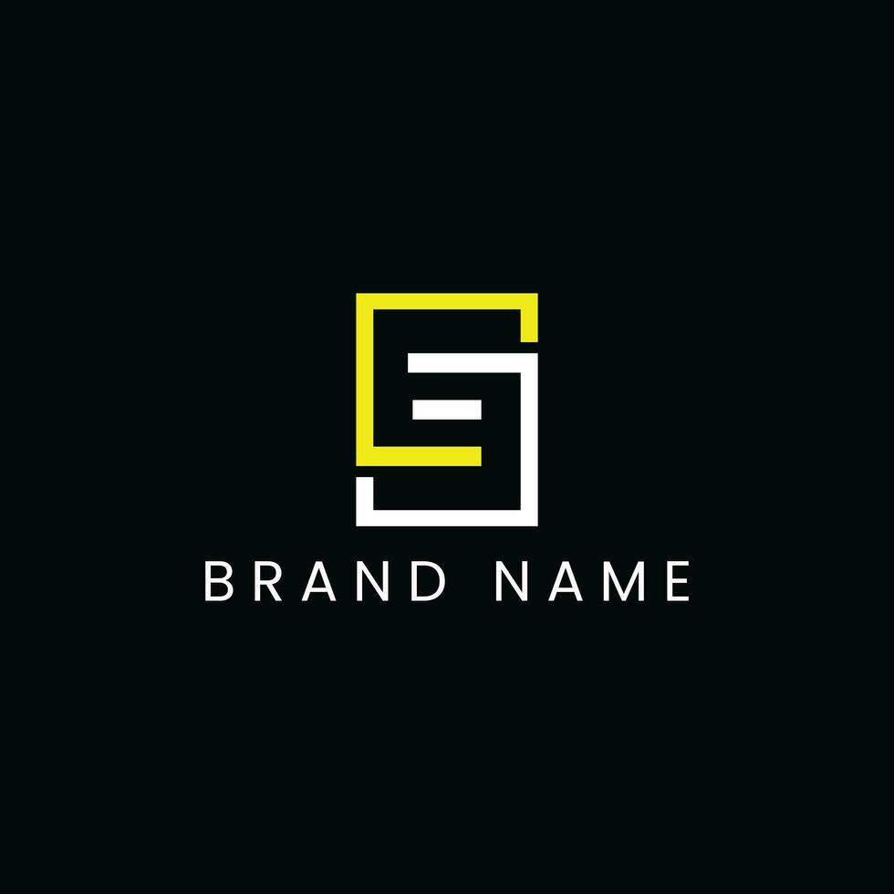 Minimalist company logo design vector